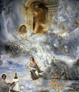 Salvador Dali Painting - The Ecumenical Council Salvador Dali